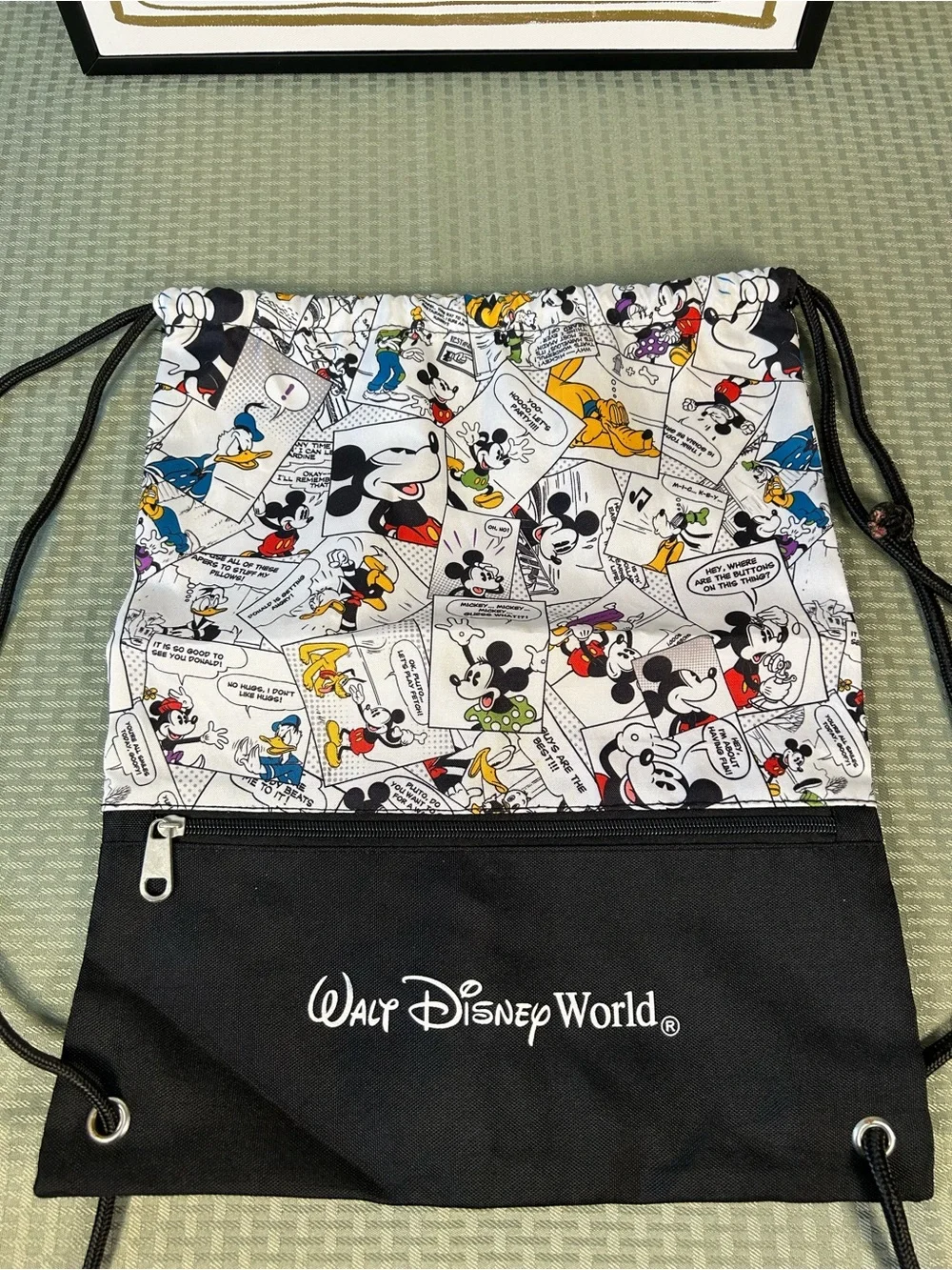 Disney Comic Drawstring Backpack-NWOT 😍❤️‍🔥